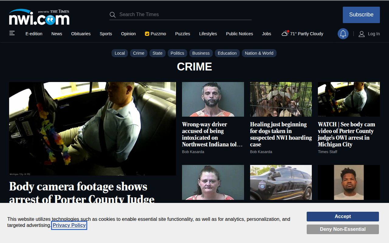 Lake County crime news on the NWI Times crime and courts hub